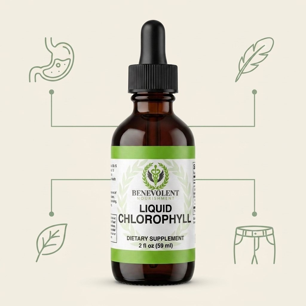 Beneficios de la clorofila líquida